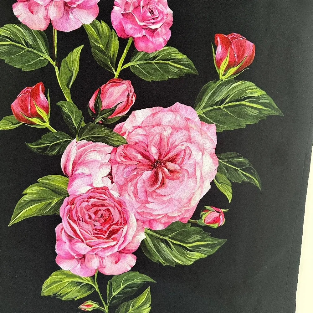 Dolce Gabbana Peony Dress IT 40 - Picture 3 of 6